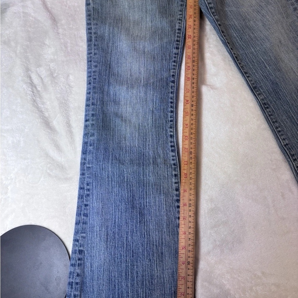 American Eagle Outfitters Classic Blue Wide Leg Jeans - Picture 8 of 9